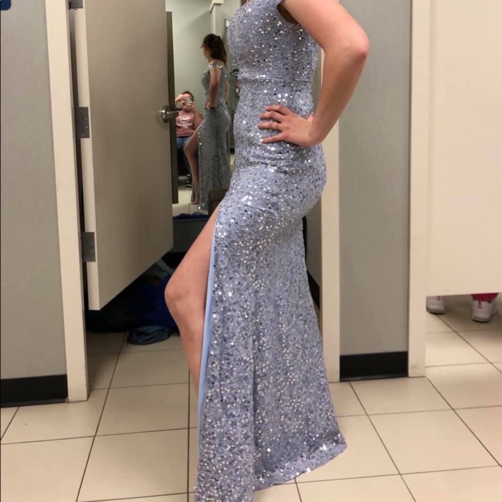Light blue prom dress - Picture 1 of 3